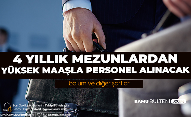 Hazine ve Maliye Bakanlığı'na Yüksek Maaşla Bilişim ...