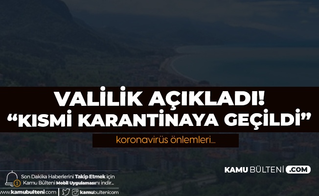 Kastamonu Valiliği'nden Kısmi Karantina Açıklaması 