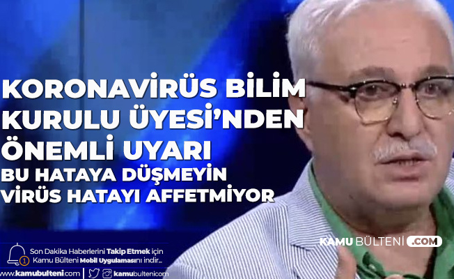 Koronavirüs Bilim Kurulu Üyesi Prof. Dr. Özlü'den Maske Uyarısı Koronavirüs Bilim Kurulu Üyesi Prof. Dr. Özlü'den Maske Uyarısı