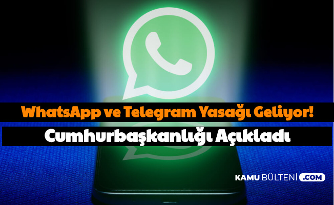 Memurlara WhatsApp ve Telegram Yasağı