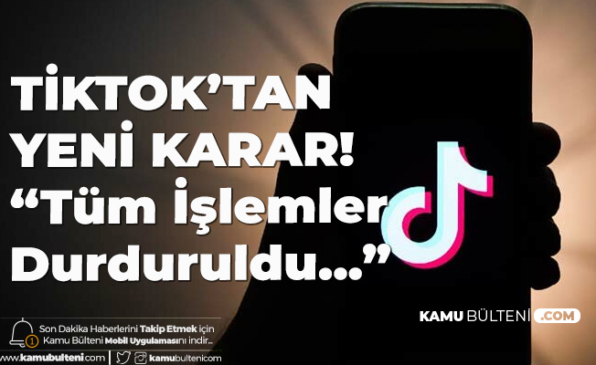 Tiktok'tan Hong Kong Kararı: İşlemler Durduruldu Tiktok'tan Hong Kong Kararı: İşlemler Durduruldu