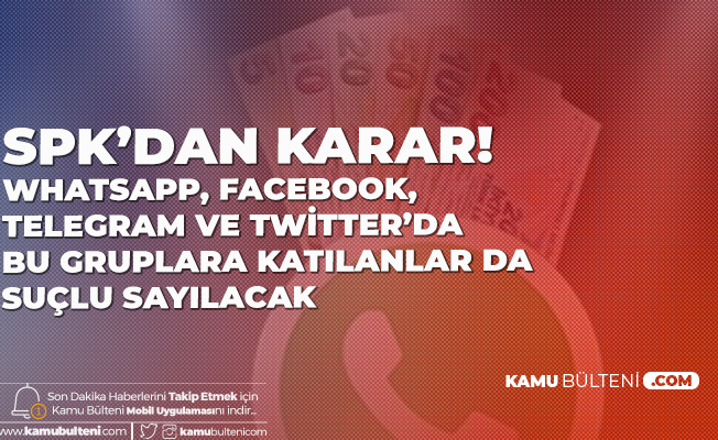 Whatsapp, Telegram, Twitter ve Facebook'ta Bu Gruplara Katılmak Suç Sayılabilecek Whatsapp, Telegram, Twitter ve Facebook'ta Bu Gruplara Katılmak Suç Sayılabilecek