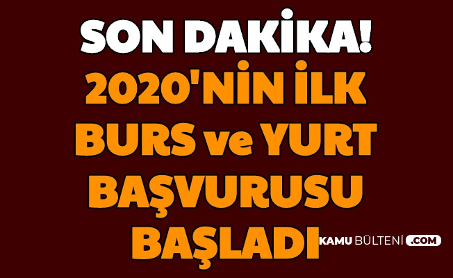 2020 Nin Ilk Yurt Ve Burs Basvurusu Basladi Iste Turgev Basvuru Formu Sayfasi