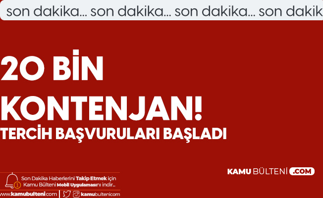 20 Bin Öğretmen Ataması Tercih Başvuruları Başladı