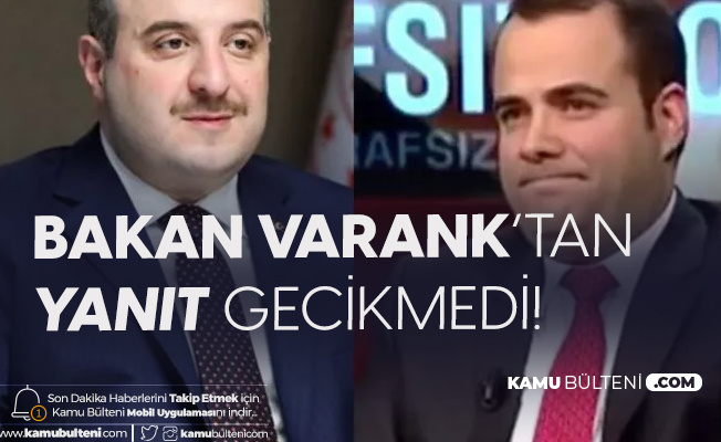 Bakan Varank'tan Prof. Demirtaş'a Tepki: Bu Hesaba Göre... Bakan Varank'tan Prof. Demirtaş'a Tepki: Bu Hesaba Göre...