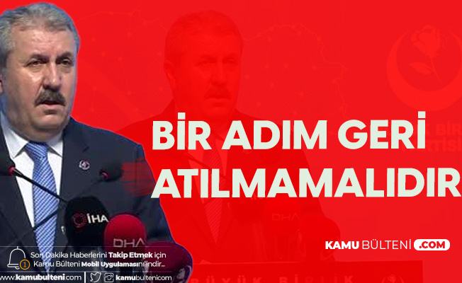 BBP Lideri Destici'den Mavi Vatan Çıkışı: Bir Adım Geri Atılmamalıdır BBP Lideri Destici'den Mavi Vatan Çıkışı: Bir Adım Geri Atılmamalıdır