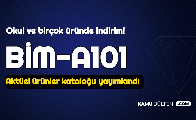 bim ve a101 den okul oncesi indirimleri