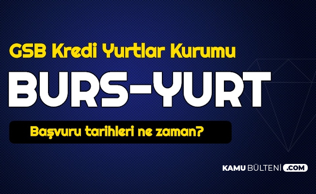 Kyk 2020 Yurt Ve Burs Basvuru Tarihleri Netlesiyor