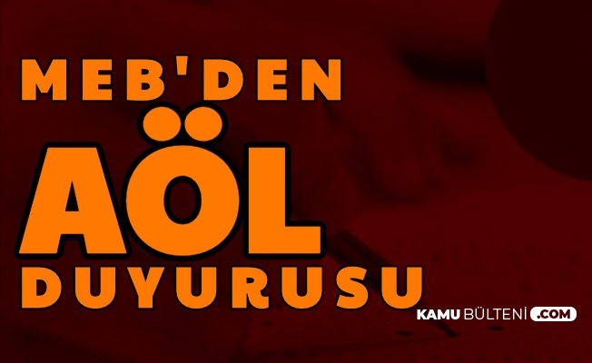 MEB, Açıköğretim Lisesi Öğrencileri İçin Duyuru Yayımlandı