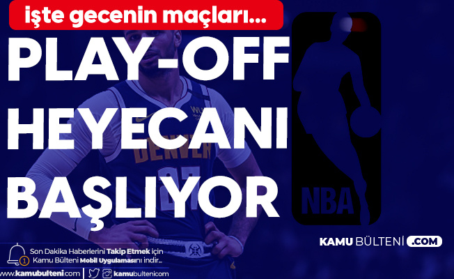 NBA'da Play-Off Heyecanı Nuggets-Jazz Karşılaşmasıyla Başlıyor NBA'da Play-Off Heyecanı Nuggets-Jazz Karşılaşmasıyla Başlıyor