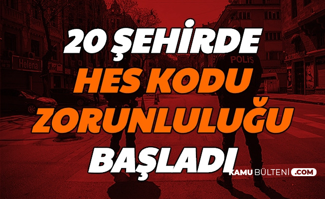 20 Şehirde HES Kodu Zorunluluğu Geldi: İşte HES Kodu Alma ...
