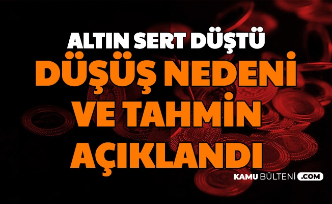 Altin Fiyatlarinda Sert Dusus Neden Dusuyor Tahmin Yayimlandi