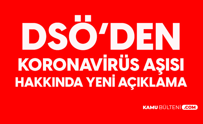 DSÖ'den İptal Edilen Koronavirüs Aşı Çalışmasına İlişkin Açıklama Geldi DSÖ'den İptal Edilen Koronavirüs Aşı Çalışmasına İlişkin Açıklama Geldi
