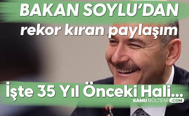 İçişleri Bakanı Süleyman Soylu 35 Yıl Önceki Halini Paylaştı! İçişleri Bakanı Süleyman Soylu 35 Yıl Önceki Halini Paylaştı!