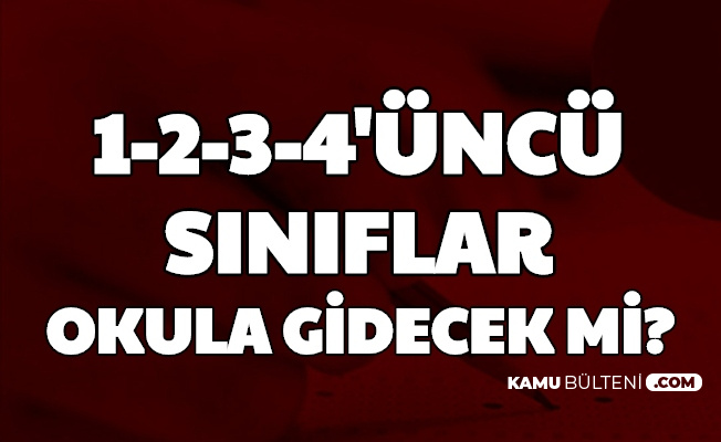 Ilkokullar Icin Okullar Acilacak Mi 1 2 3 4 Siniflar Okula Gidecek Mi