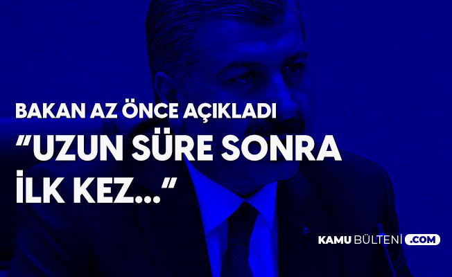 Sağlık Bakanı Az Önce Duyurdu! Uzun Süre Sonra İlk Kez.. Sağlık Bakanı Az Önce Duyurdu! Uzun Süre Sonra İlk Kez..
