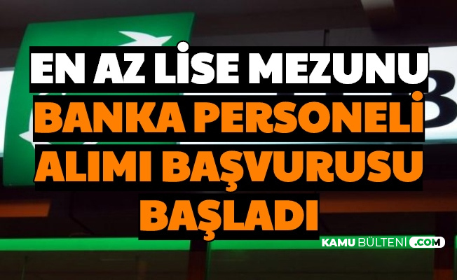 Banka Personeli Alimlari Teb Makam Soforu Ve Cagri Merkezi Personeli Alimi Yapiyor