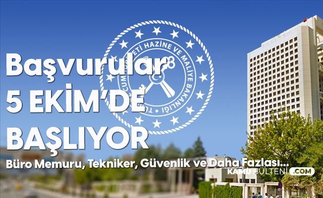 Başvurular Başlıyor! Büro Memuru, Koruma ve Güvenlik ...