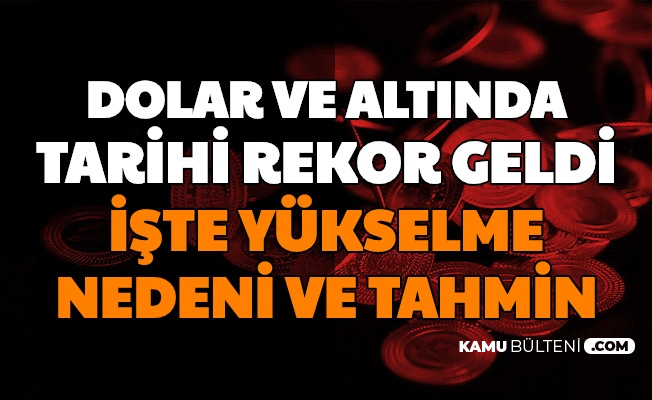 gram altin ve dolarda tarihi seviye iste yukselme nedeni ve tahminler yorumlar