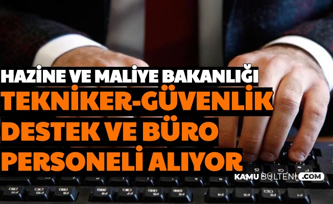 hazine ve maliye bakanligi hizmetli