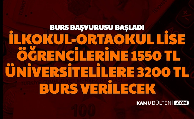 ilkokul ortaokul ve liselilere 1550 tl
