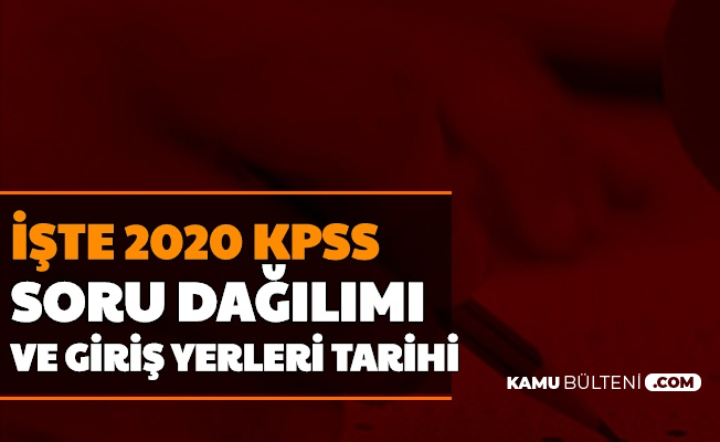 Iste 2020 Lise On Lisans Kpss Soru Dagilimi Ve Sinav Giris Yeri Aciklama Tarihi