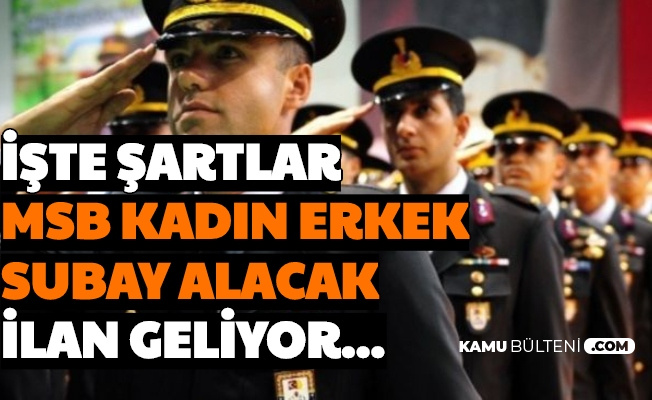 kpss ile msb kadin erkek subay
