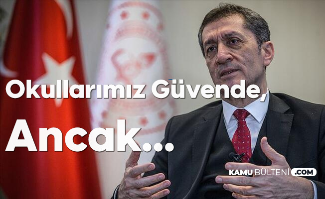 Milli Eğitim Bakanı Selçuk'tan Yüz Yüze Eğtiim Öncesi Uyarı Milli Eğitim Bakanı Selçuk'tan Yüz Yüze Eğtiim Öncesi Uyarı