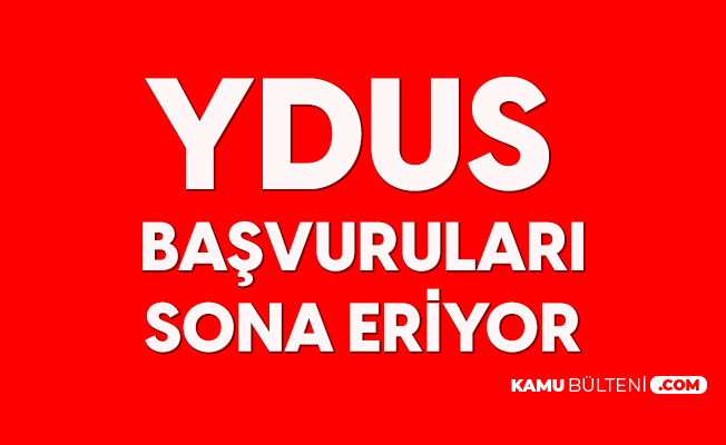 ÖSYM'den 2020 YDUS Hatırlatması ( Başvurular Sona Eriyor) ÖSYM'den 2020 YDUS Hatırlatması ( Başvurular Sona Eriyor)