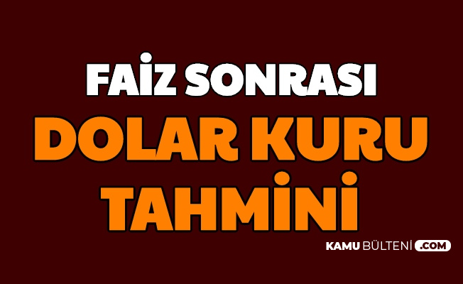Son Dakika Faiz Karari Sonrasi Dolar Kuru Tahmini Yayimlandi Iste Doviz Kuru Ve Altin Fiyatlari