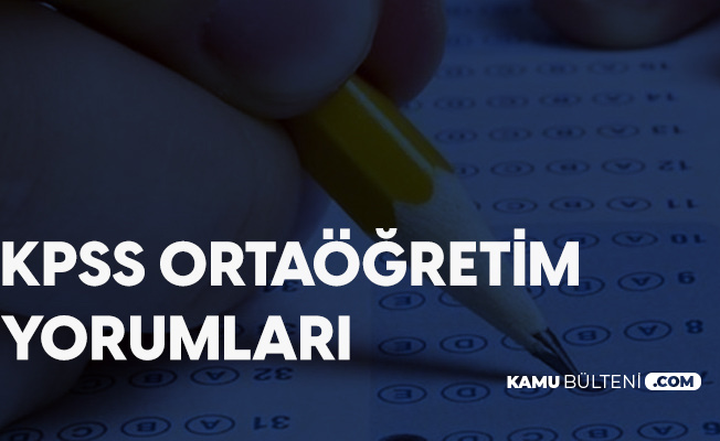 22 Kasim Kpss Ortaogretim Zor Muydu Kolay Miydi Kpss Ortaogretim Sinav Yorumlari