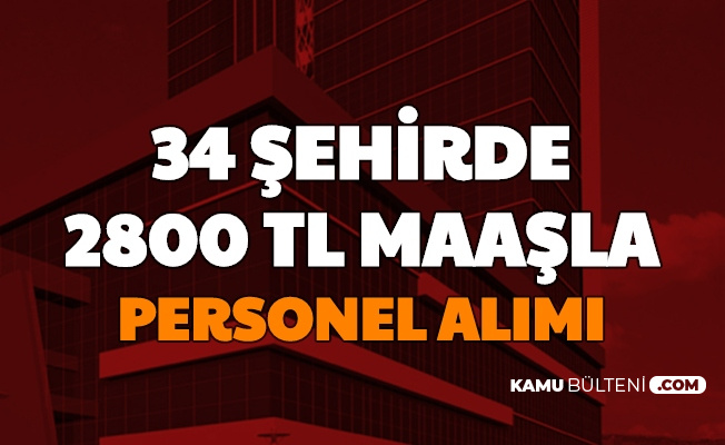 34 sehre iskur dan personel alimi