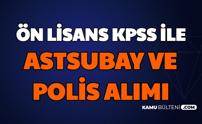 astsubay ve polislikte kpss puani sarti 2020 pomem polis alimi tsk jandarma astsubay alimi