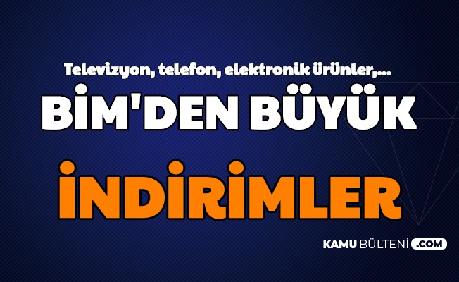 Bim 13 Kasim Katalogu Televizyon Telefon Bilgisayarda Indirimler Basladi