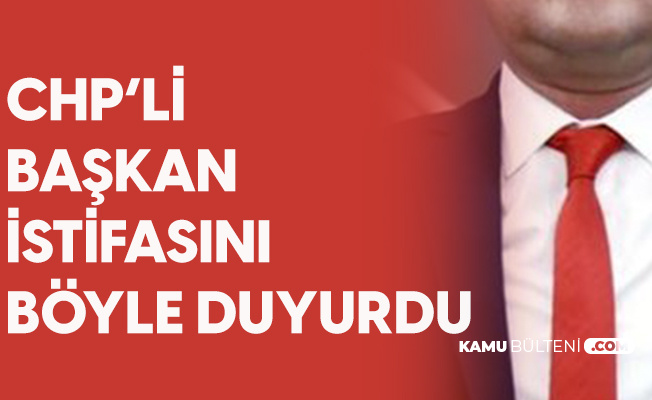 CHP'li Menemen Belediye Başkanı Partisinden İstifa Etti CHP'li Menemen Belediye Başkanı Partisinden İstifa Etti