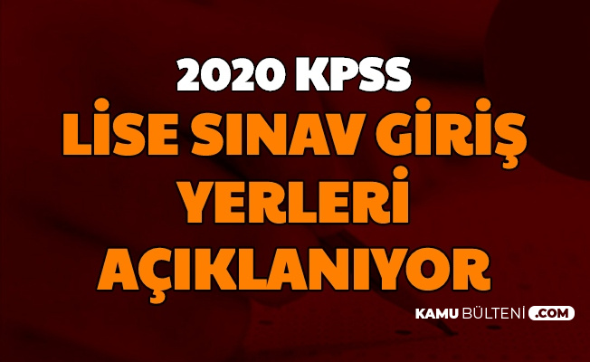 kpss lise ortaogretim sinav giris