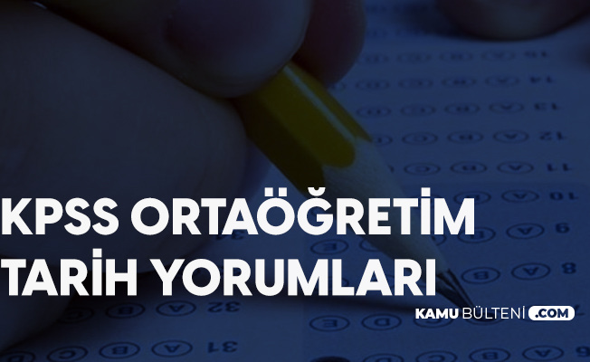Kpss Ortaogretim Tarih Sorulari Cevaplari Ve Yorumlari