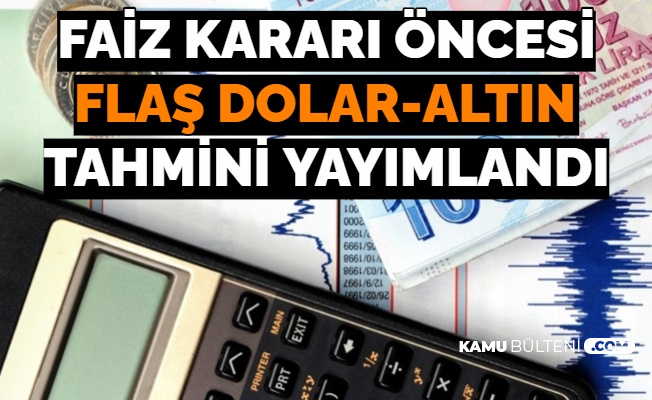 tahmini faiz artarsa dolar