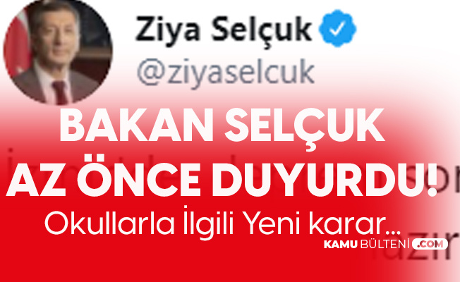 Milli Eğitim Bakanı'ndan Açıklama Geldi: İzmir'de 1 Hafta Daha Uzaktan Eğitim Milli Eğitim Bakanı'ndan Açıklama Geldi: İzmir'de 1 Hafta Daha Uzaktan Eğitim