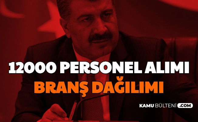 son dakika saglik bakanligi 12000 personel alimi brans dagilimi 2020 12 bin saglikci alimi kadrolari