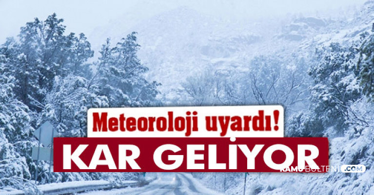 kar geliyor iste turkiye geneli hava