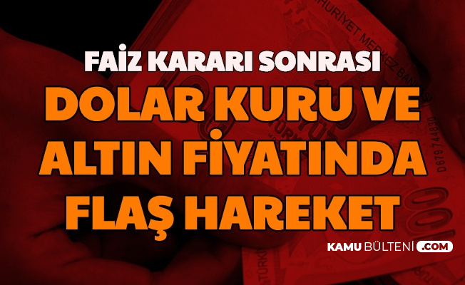 Tcmb Faiz Sonrasi Dolar Euro Ve Gram Ceyrek Altin Cakildi Iste Son Dakika Fiyatlari