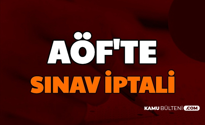 Yok Un Online Sinavda Kopya Aciklamasi Sonrasi Aof Te Sinav Iptali