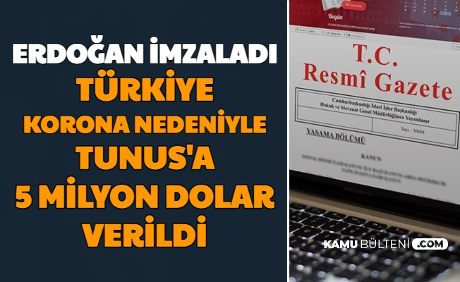 turkiye tunus a 5 milyon dolar hibe verdi