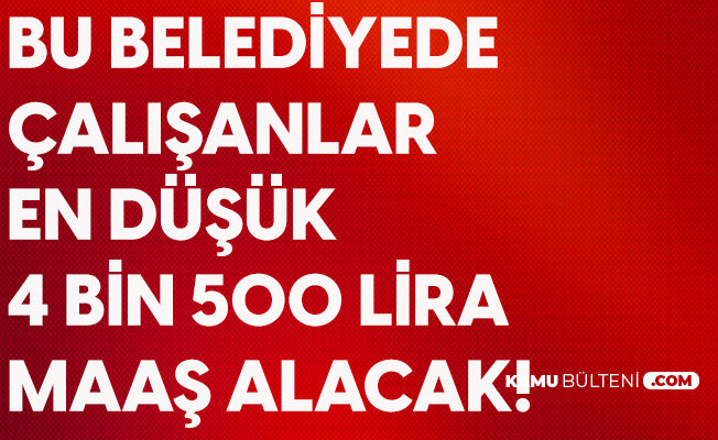 Konya Tuzlukçu Belediyesi Asgari Ücreti 4500 TL Olarak Belirledi Konya Tuzlukçu Belediyesi Asgari Ücreti 4500 TL Olarak Belirledi