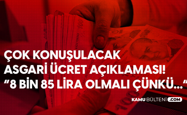 Saadet Partisi'nden Flaş Asgari Ücret Teklifi: Hedef 8 Bin 85 Lira Olmalıdır