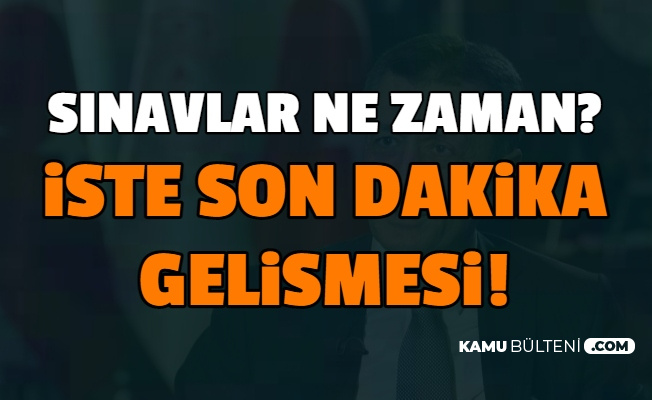Yuz Yuze Sinav Tarihi Hakkinda Aciklama Sinavlar Iptal Mi Ertelendi Mi