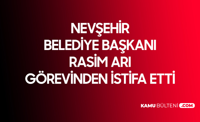 AK Partili Rasim Arı, Belediye Başkanlığı'ndan İstifa Ettiğini Açıkladı AK Partili Rasim Arı, Belediye Başkanlığı'ndan İstifa Ettiğini Açıkladı