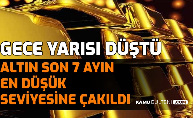 altin neden dusuyor 7 ayin en dusuk seviyesine geldi iste guncel 24 ayar gram ceyrek ata cumhuriyet 22 ayar bilezik fiyati
