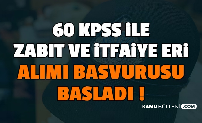 Corum Belediyesi 60 Kpss Ile Itfaiye Eri Ve Zabita Memuru Alimi Basvurusu Basladi
